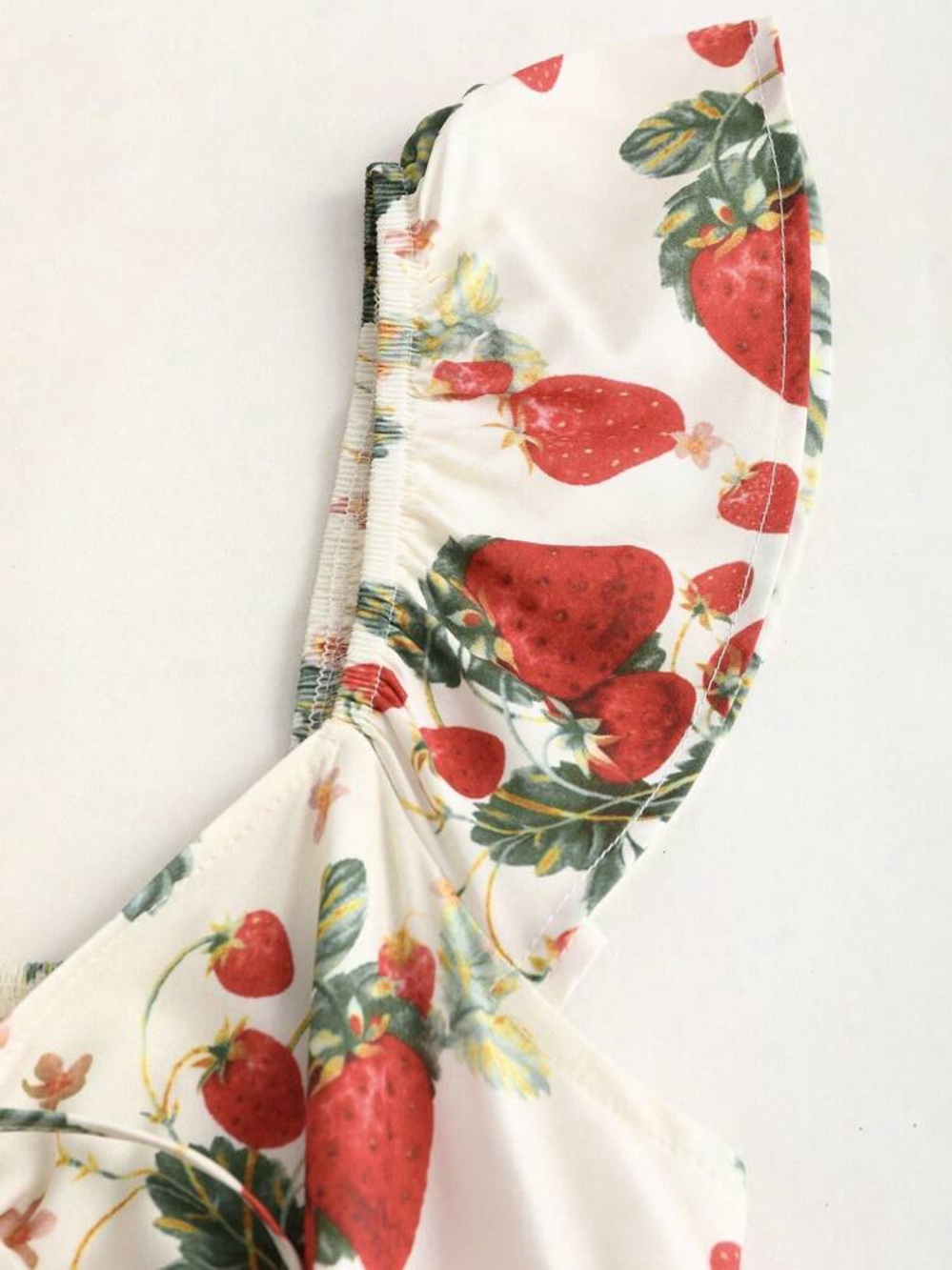 Flowy Strawberry Sundress Size XL - Picture 4 of 10